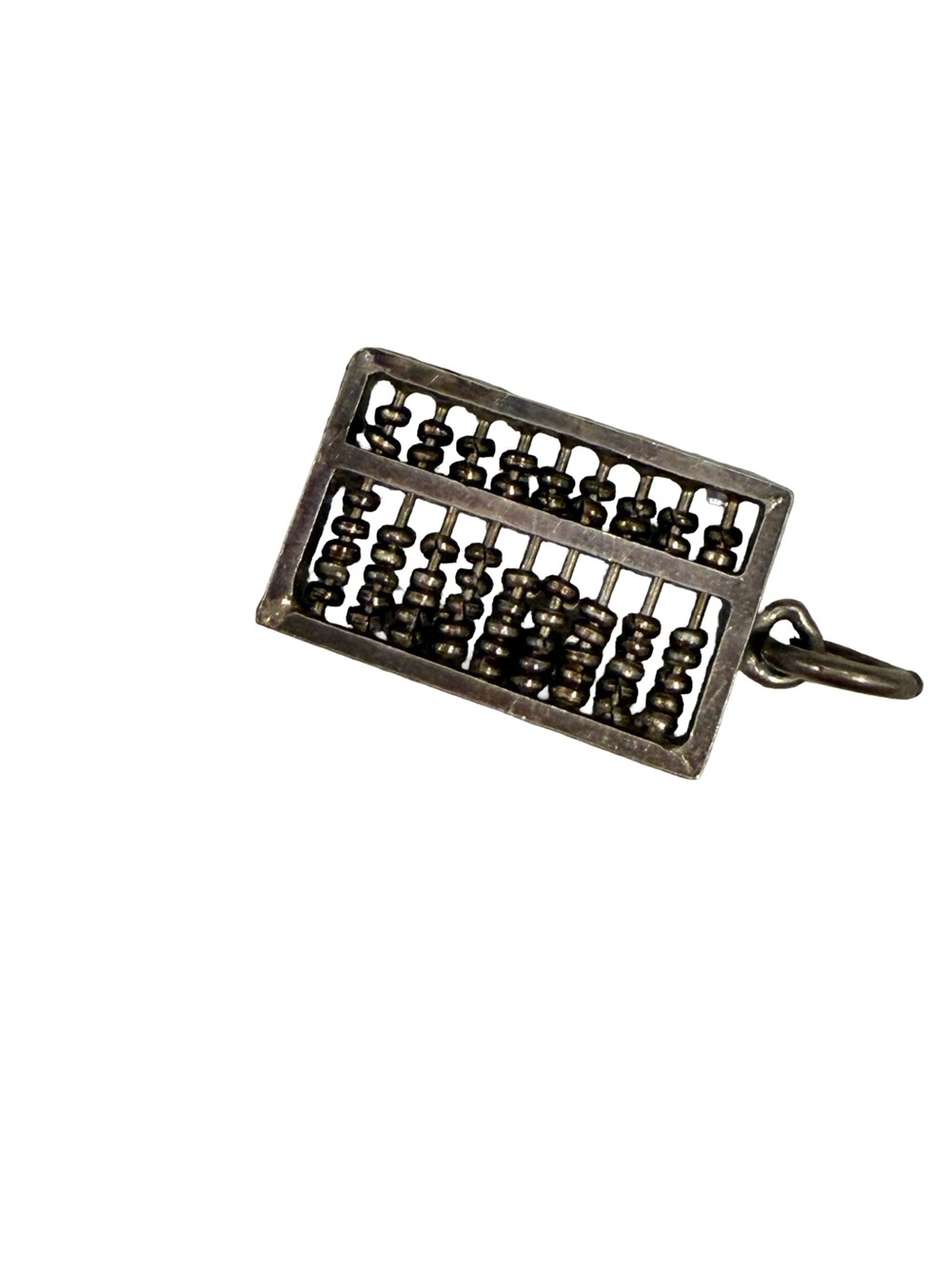 Abacus .925 silver Antique/Vintage  Charm Pendant